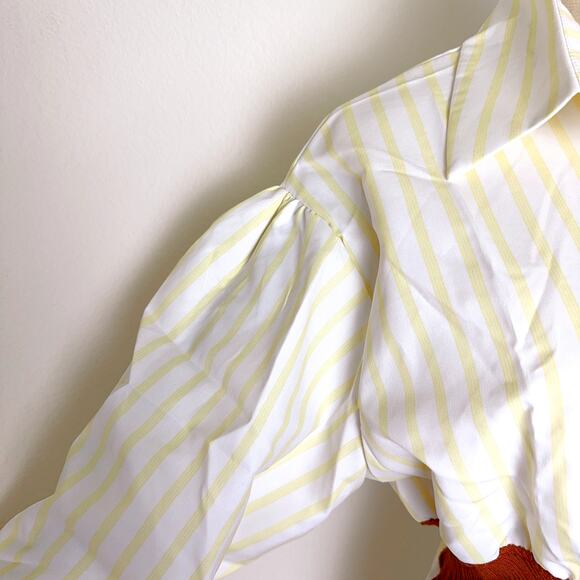 Women's French 2 in 1 Waistband Belt Shirt Dress (M) - Picture 6 of 10